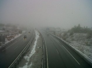 Nieve y lluvia a mediados de abril