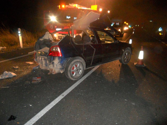 Una persona muerta y varias heridas en dos accidentes de tráfico en la A-330 en Galera y La Puebla