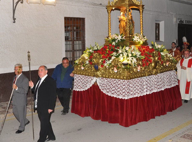Las Santas, Alodía y Nunilón llegan  esta noche a Huéscar
