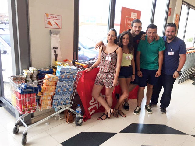 La campaña `Ningún niño sin comida´  alcanza ya los 5.500 kilos