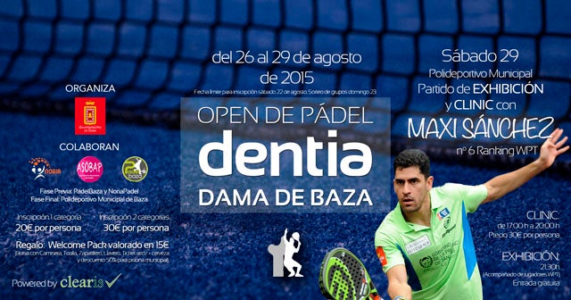 Comienza el Open de Pádel Dentia con la participación de 105 parejas