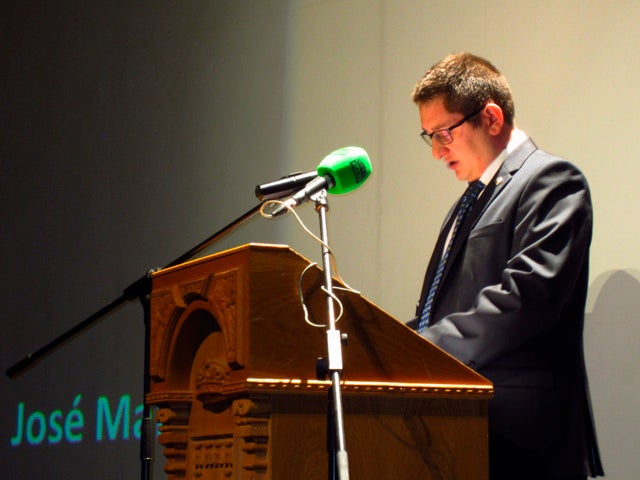 José María Manzano brillante pregonero de la Semana Santa de Baza