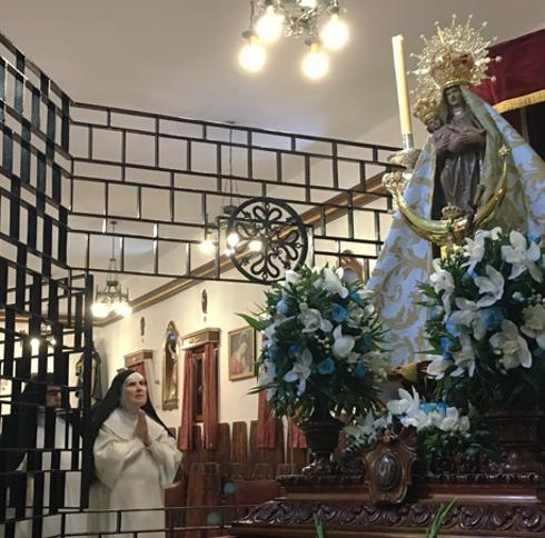 La Virgen de la Piedad visita el Monasterio de las Monjas Dominicas 25 años después