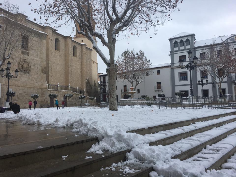 Nieve sobre Baza. 