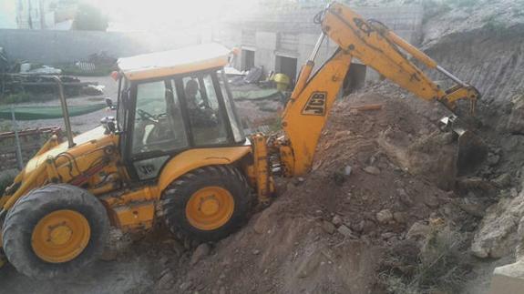 Comienzan los trabajos para realizar un acceso a la Alcazaba de Zújar