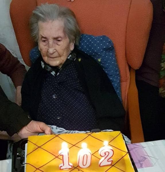 Una vecina de Benamaurel, Carolina González, cumple 102