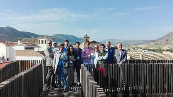 Un grupo de periodistas cofrades visita Huéscar para conocer los pormenores de su Semana Santa