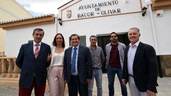 Diputación mejora de la carretera que atraviesa Bácor Olivar