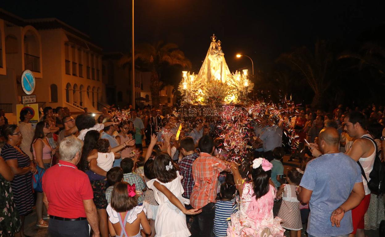 Arrancan las fiestas en honor a la Virgen de las Mercedes del núcleo de Balerma
