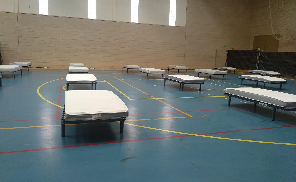 Coronavirus en Almería | El pabellón de San Agustín de El Ejido recibe este martes a los primeros asintomáticos