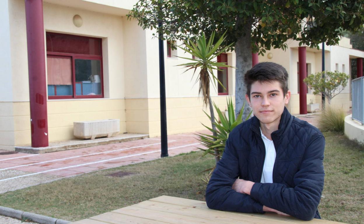 El joven Andrey Parrilla Prokopyev, en el Sek Alborán. 