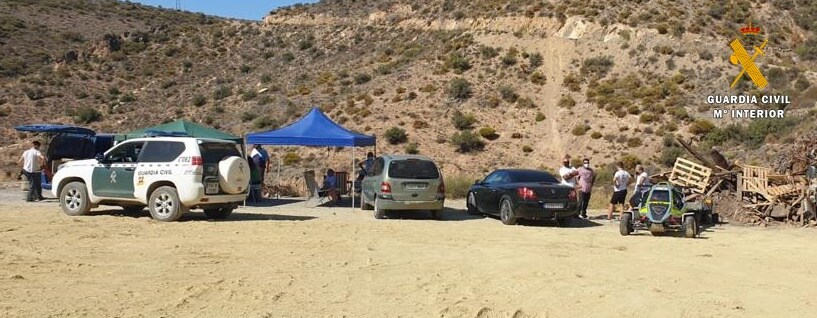 Evitan la celebración de una carrera de prototipos a motor ilegal en El Ejido