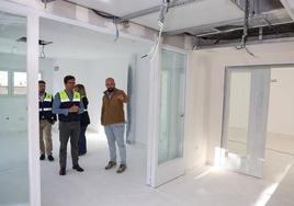 La nueva biblioteca de Santa María del Águila estará lista a lo largo de este mes