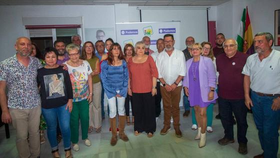 La presentación de la candidatura de IU y Podemos en El Ejido ilusiona a la militancia