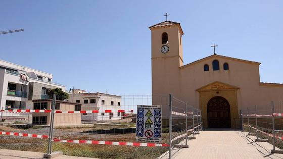 Arrancan las obras de adecuación del entorno de la iglesia de Guardias Viejas