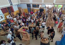 Los estudiantes muestran el arte que se esconde en las aulas