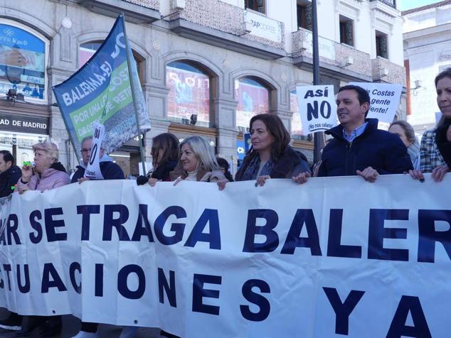 Fotos: Así fue la manifestación de los vecinos de Balerma en Madrid