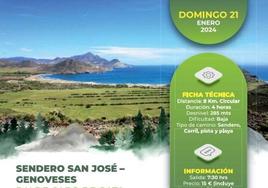 El parque Natural Cabo de Gata-Níjar, primera salida del Programa de Senderismo