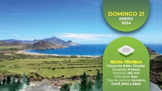 El parque Natural Cabo de Gata-Níjar, primera salida del Programa de Senderismo