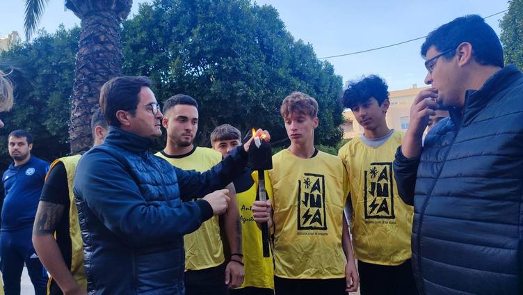 San Antón lleva el fuego y la fiesta a San Agustín