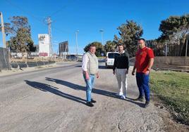 Los socialistas ejidenses reclaman el arreglo del Camino de Roquetas