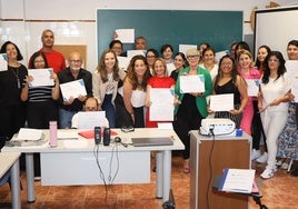 Una veintena de desempleados participa en un curso de inserción laboral