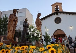 Las Norias rinde homenaje a la Virgen María, San Indalecio y San Francisco de Asís