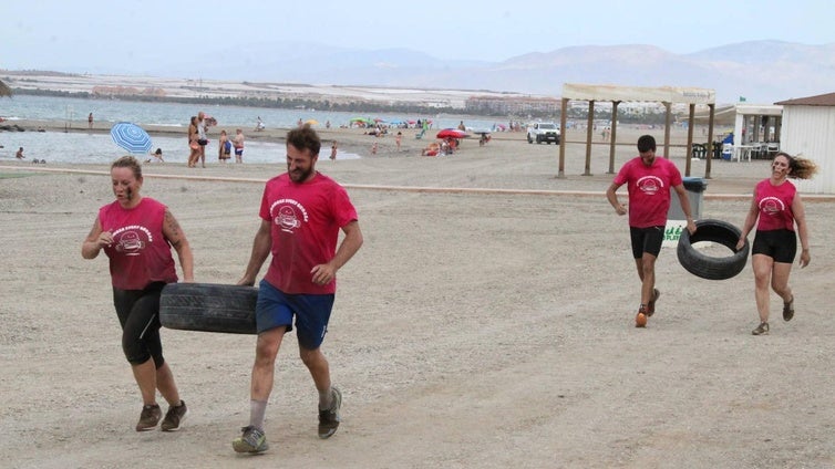 La I Ruta Anfibia 091 en El Ejido se convierte en oxígeno para las familias de Alma y Nerea
