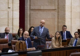 Rodrigo Alonso, en el Parlamento de Andalucía.