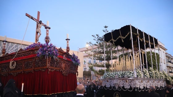 El Santísimo Cristo de la Paz y Nuestra Señora de los Dolores, en procesión