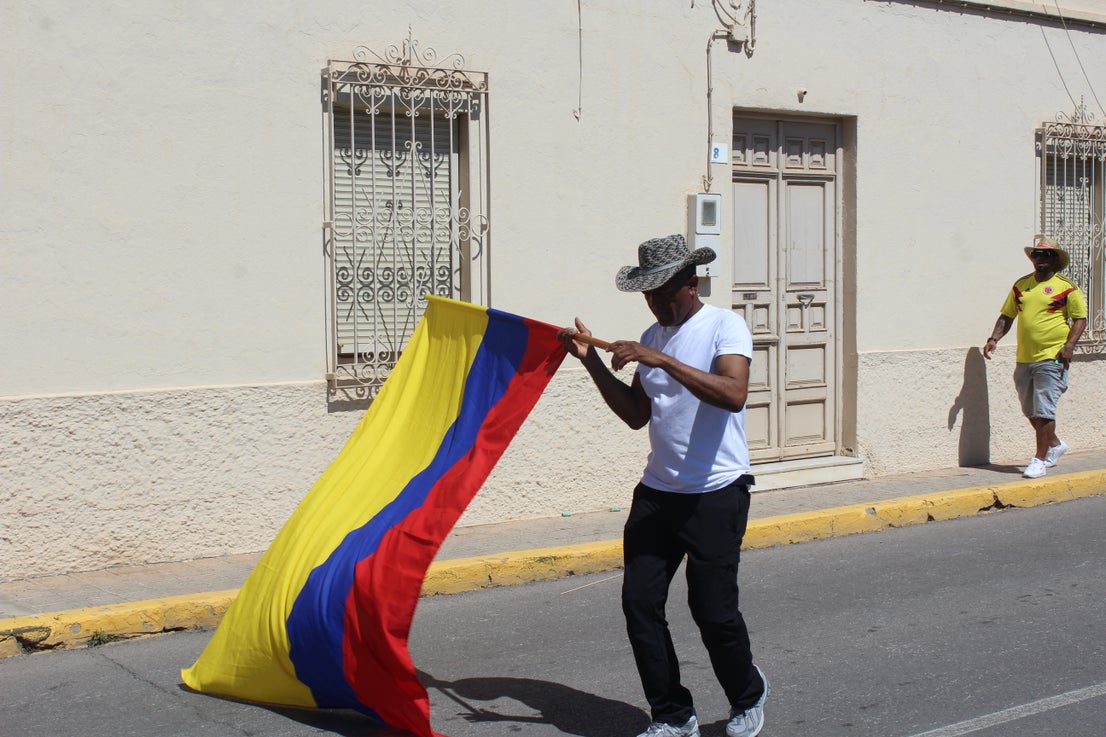 Colorido en la procesión - romería de San Marcos, en imágenes