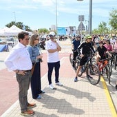 La actividad deportiva fue seguida por muchas familias.