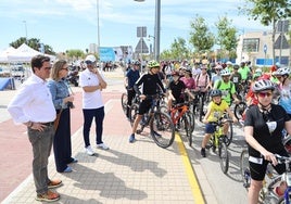 La actividad deportiva fue seguida por muchas familias.