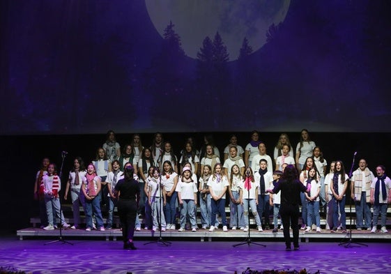 Uno de los momentos del evento en el centro educativo.