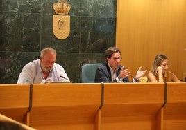 El alcalde de El Ejido, Francisco Góngora, en uno de los momentos del Pleno municipal.