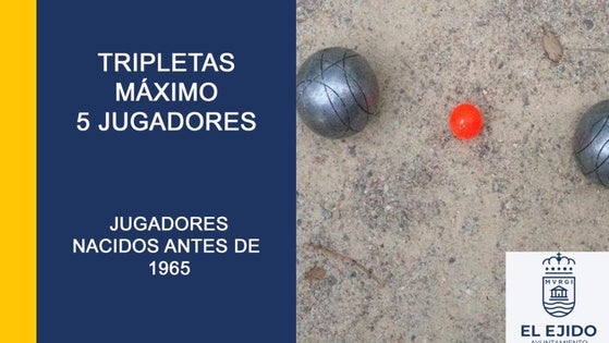 El IMD abre el período de inscripción a la Liga Municipal de Petanca