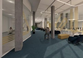 Una de las salas contempladas para este complejo sociocultural que albergará el nucleo ejidense de Almerimar.