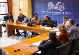 La Junta de Gobierno en El Ejido.