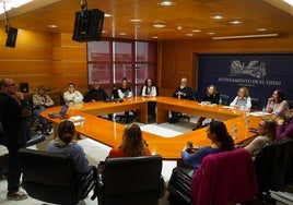 Mesa estratégica del Plan de Comercio de El Ejido.