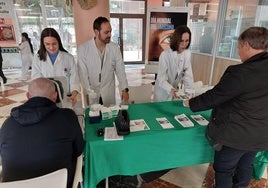 Momento de la jornada celebrada en el Hospital Universitario de Poniente.