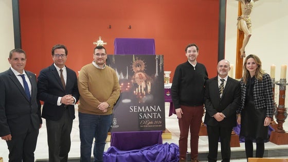 La Virgen de Los Dolores en su palio se convierte en la imagen del cartel de Semana Santa