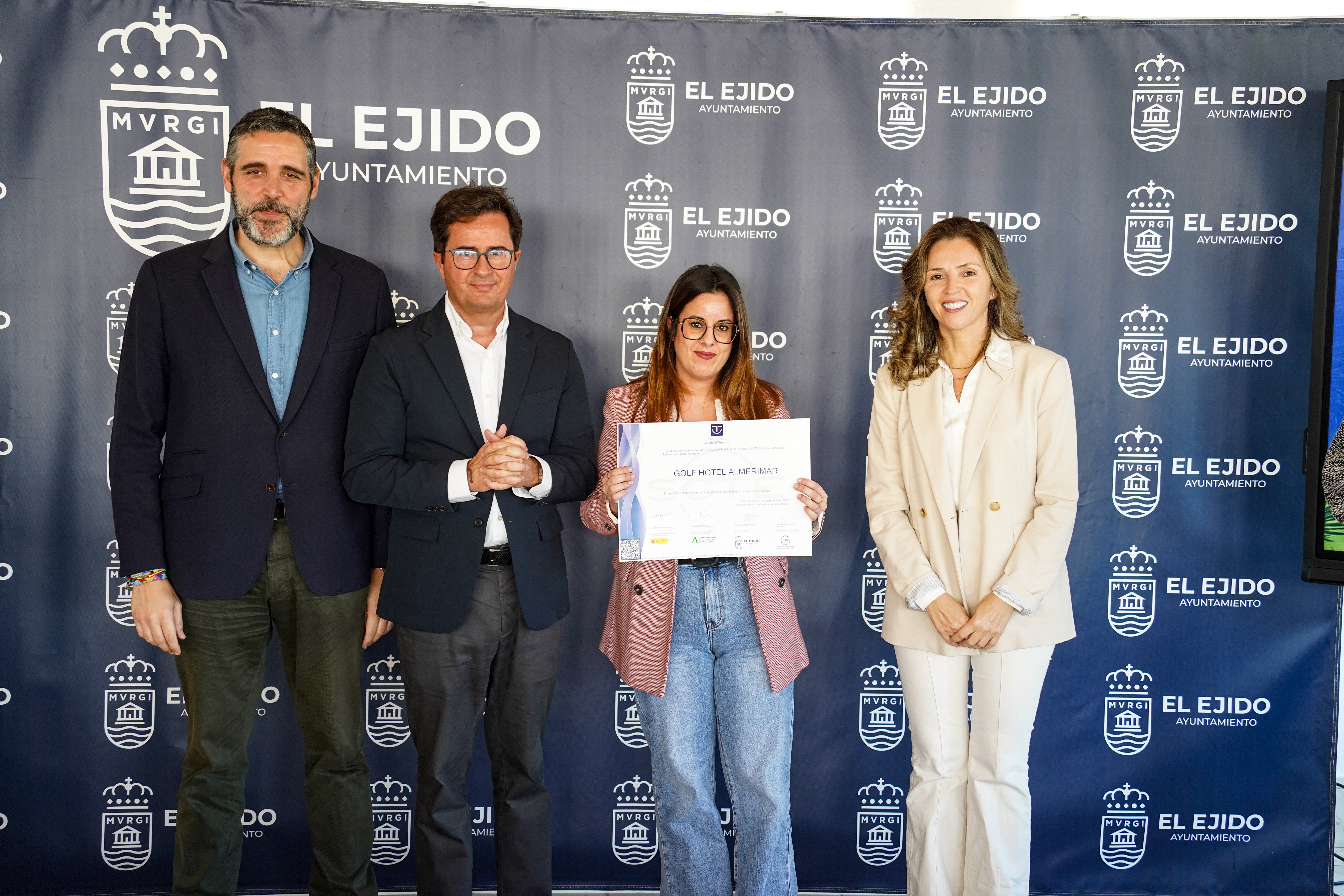 El Ejido entrega las distinciones SICTED, en imágenes