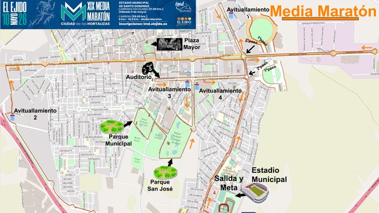 El IMD amplía en 100 los dorsales de la Media Maratón 'Ciudad de las Hortalizas'