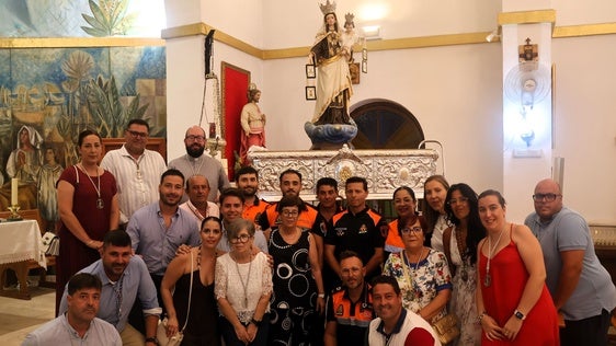 Balerma vive la entronización de la Virgen del Carmen, patrona de los marineros
