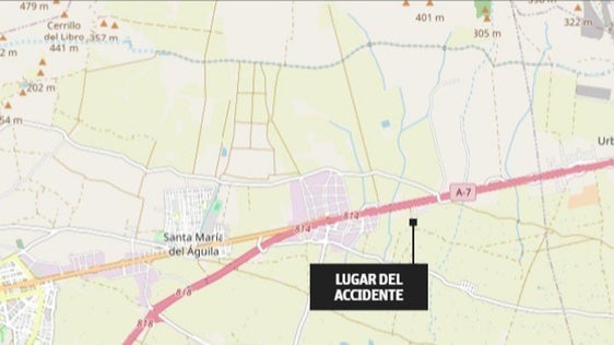 Retenciones en la A-7 a su paso por El Ejido por un accidente de tráfico
