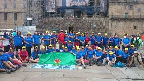La expedición ejidense vuelve del Camino de Santiago tras completar 122 kilómetros en siete días