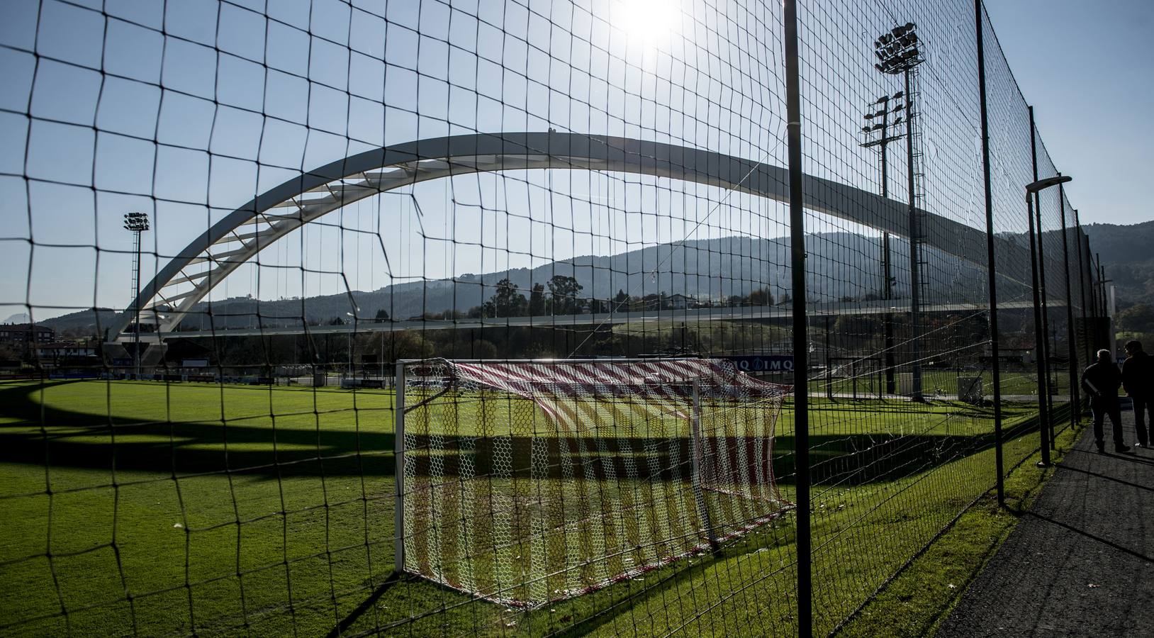 Instalaciones de Lezama, donde hoy entrenan los ejidenses. 