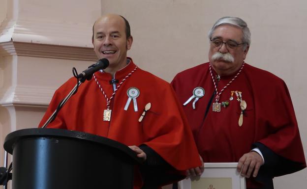 Marcos Reguera agradeció el ilústre reconocimiento con un discurso ilusionante. 