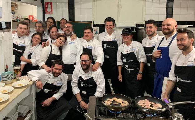 Elenco de cocineros que elaboraron la tercera 'cena entre amigos'.