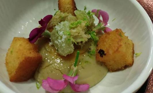 Un postre de habas que rompe moldes. 